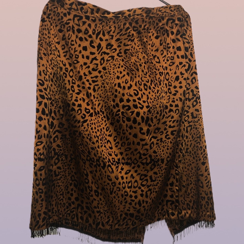 Dana Kay plus size cheetah skirt